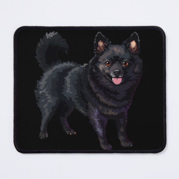 Item preview, 16-bit Pixel Art Schipperke designed and sold by CUTEDOGGIEZ.