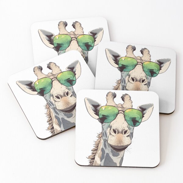 Artikelvorschau, Lustige Giraffe mit Brille entworfen und verkauft von StickySparkle.