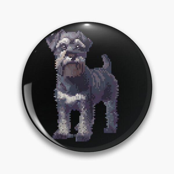 Item preview, Schnauzer De 16 Bits designed and sold by CUTEDOGGIEZ.