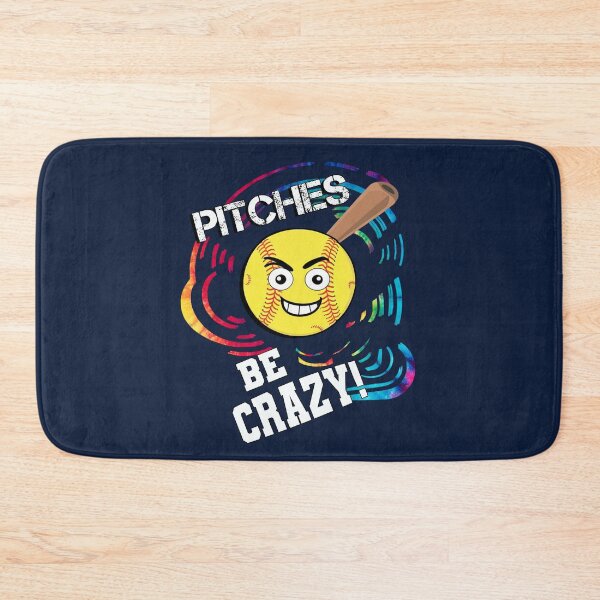 Item preview, Funny Pitches Be Crazy Softball designed and sold by Cute & Sassy Custom Gifting Boutiques.