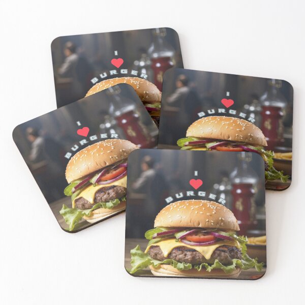 Item preview, I LOVE BURGERS: Craving Burgers? Satisfy Your Hunger with Juicy Delights! designed and sold by PING 999 STUDIO.