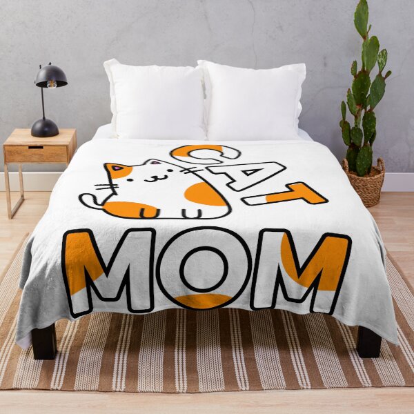 Item preview, CAT MOM: Digital Drawing of Orange Cute Cat Tilted Head designed and sold by RiciPaneto.