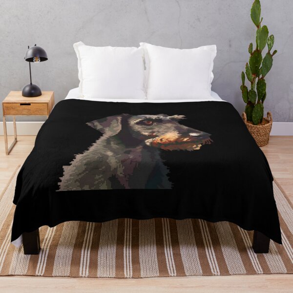 Item preview, Pixel Portrait Scottish Deerhound designed and sold by CUTEDOGGIEZ.