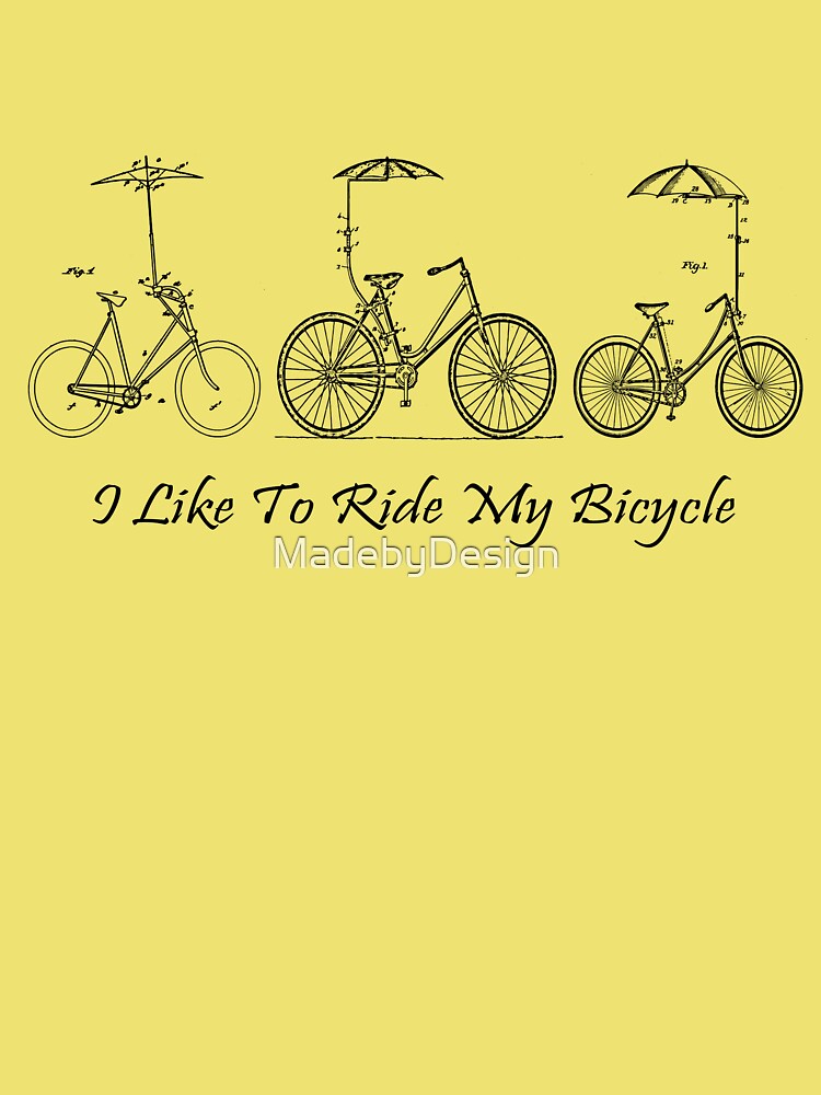i like to ride a bike