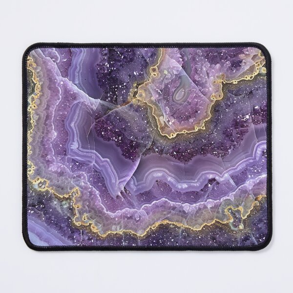 Item preview, Abstract Art Violet Muave Stone (Photo of Glitter Only - Not Reflective) designed and sold by fluffstuffgifts.