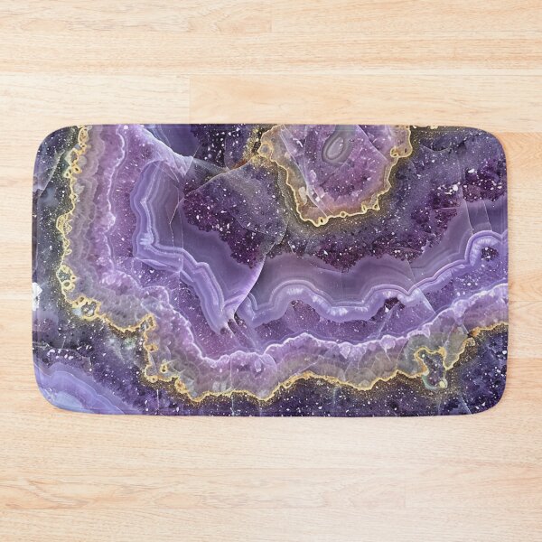 Item preview, Abstract Art Violet Muave Stone (Photo of Glitter Only - Not Reflective) designed and sold by fluffstuffgifts.