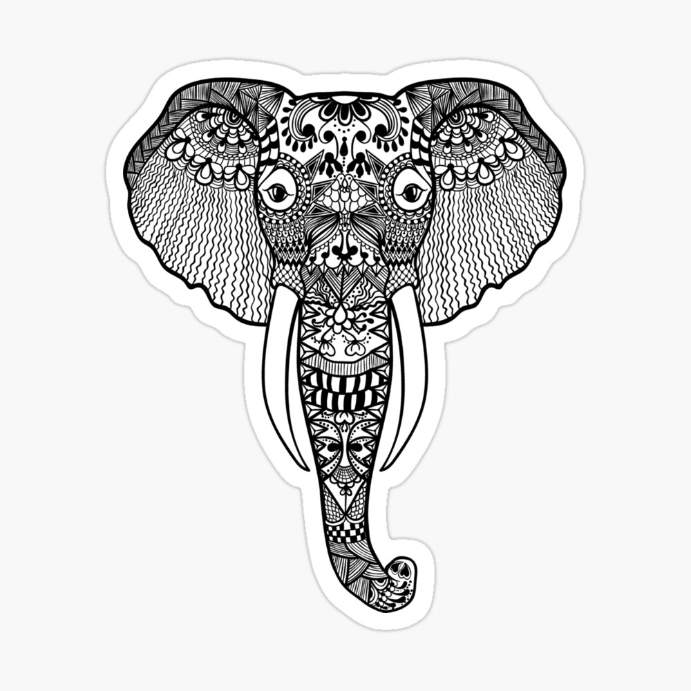 Free Free 268 Elephant Zentangle Svg SVG PNG EPS DXF File