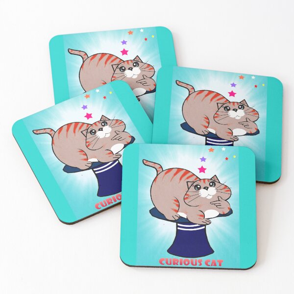 Item preview, Curious Cat  designed and sold by Shirley cute art .