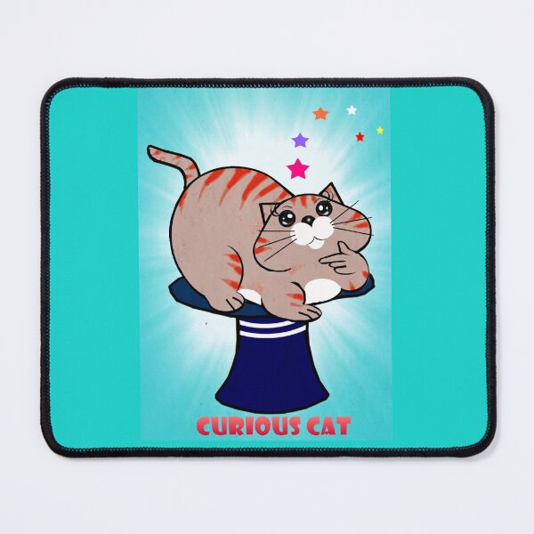 Item preview, Curious Cat  designed and sold by Shirley cute art .