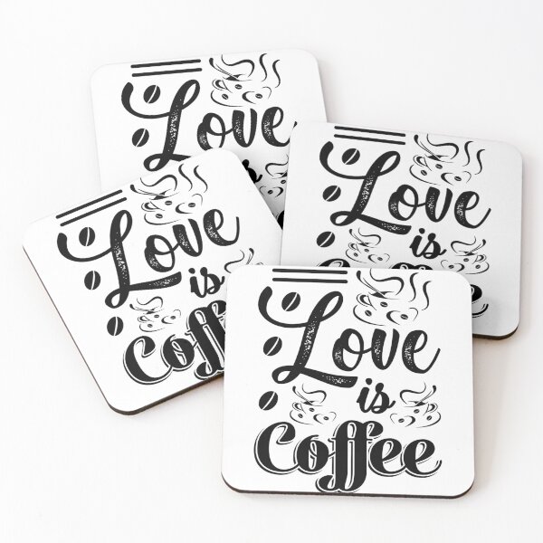Item preview, Love is coffee designed and sold by ShopMaxiDesigns.