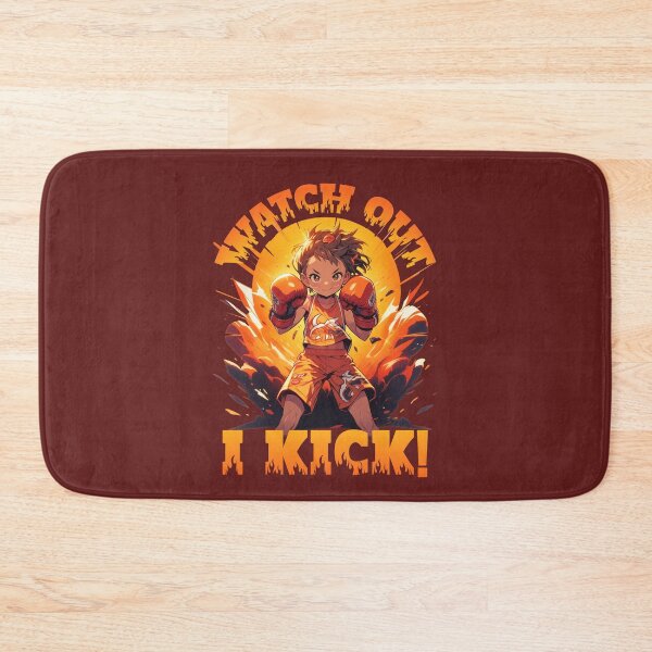 Item preview, Watch Out - I Kick!  Muay Thai Kickboxing Thai Boxing Girl designed and sold by emmjott.