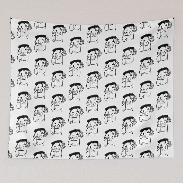 Item preview, Hamster with Mustache designed and sold by Pawsitive2Print.