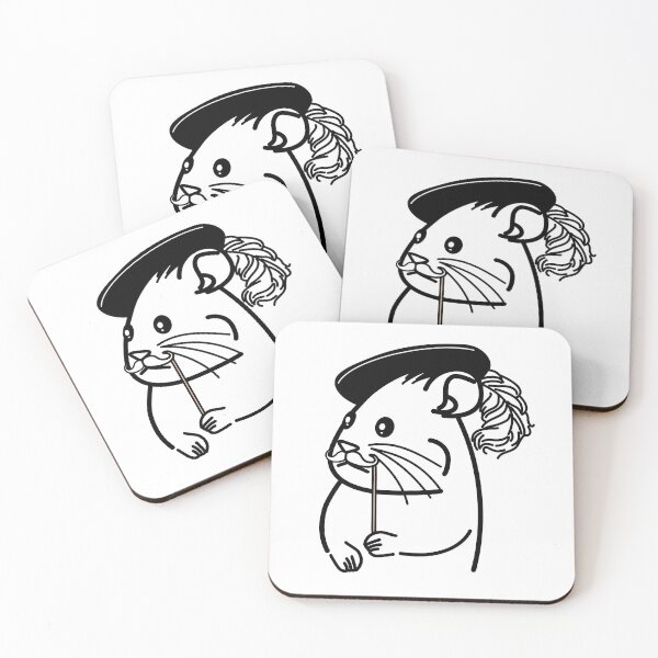 Item preview, Hamster with Mustache designed and sold by Pawsitive2Print.