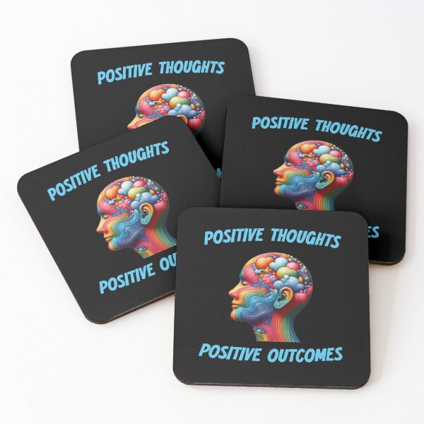 Item preview, Positive thoughts, positive outcomes designed and sold by HeadTurningArt.