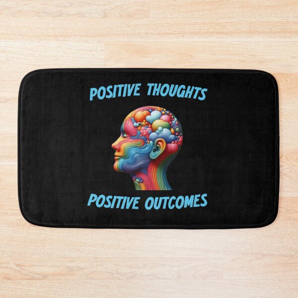 Item preview, Positive thoughts, positive outcomes designed and sold by HeadTurningArt.