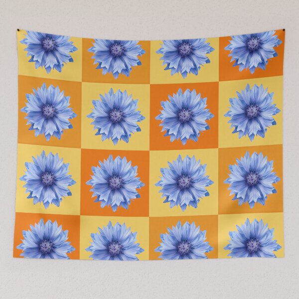 Item preview, Cornflowers - Cornflower pattern designed and sold by FlowersColorful.