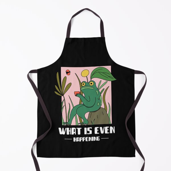 Item preview, What is even happening frog funny designed and sold by wittyprinttop.