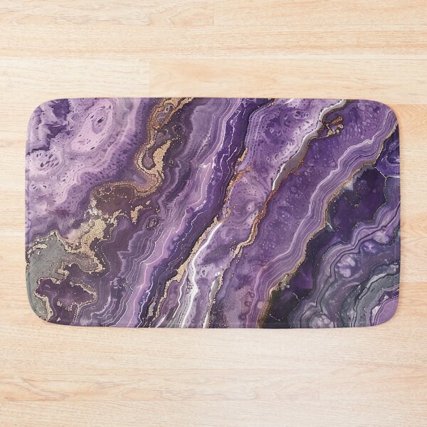 Item preview, Abstract Art Violet Muave Stone (Photo of Glitter Only - Not Reflective) designed and sold by fluffstuffgifts.