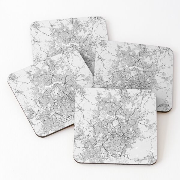 Item preview, Belo Horizonte City Map of Minas Gerais, Brazil - Light designed and sold by deMAP.
