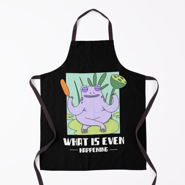 Item preview, What is even happening frog funny designed and sold by wittyprinttop.