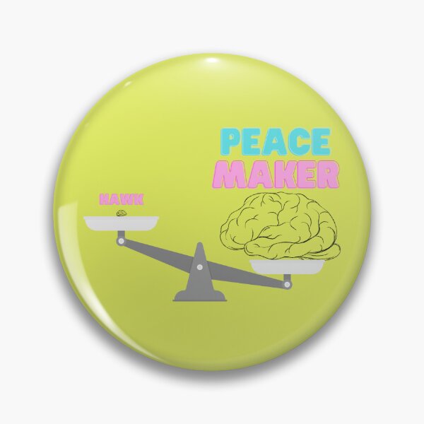 Item preview, PeaceMaker, Peace vs, hawk, brains designed and sold by Cerulean-Shop.