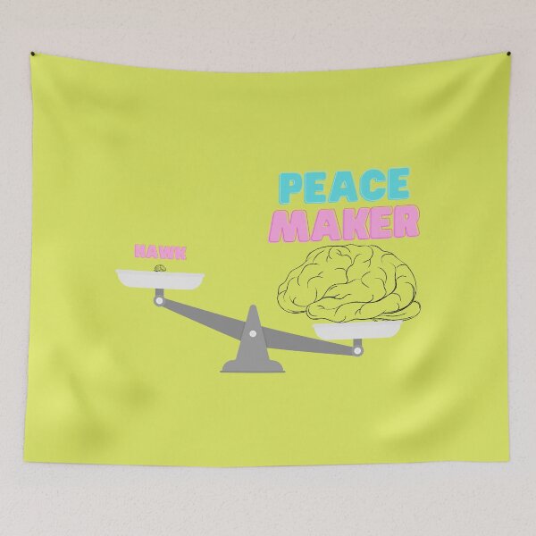 Item preview, PeaceMaker, Peace vs, hawk, brains designed and sold by Cerulean-Shop.