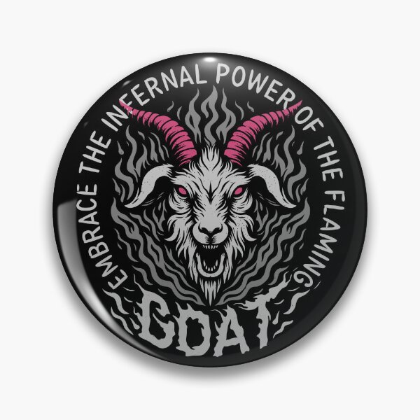 Item preview, Goat Head Fire Flame Design designed and sold by CropWear.