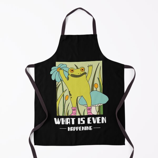 Item preview, What is even happening frog funny designed and sold by wittyprinttop.