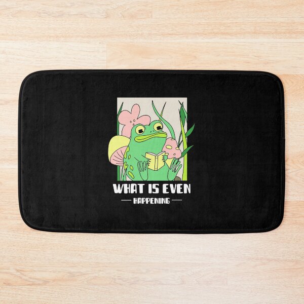 Item preview, What is even happening frog funny  designed and sold by wittyprinttop.
