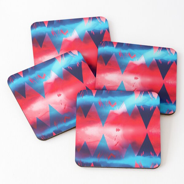 Item preview, Abstract red blue designed and sold by ShopMaxiDesigns.
