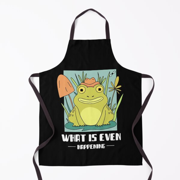 Item preview, What is even happening frog funny designed and sold by wittyprinttop.