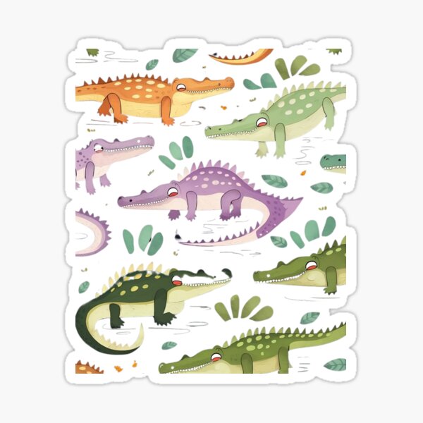 Artikel-Vorschau von Croccy Kroko-Alligator, designt und verkauft von DunuStore.