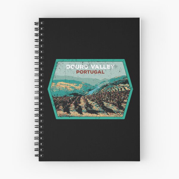 Artikelvorschau, Illustration der Douro-Tal-Landschaft entworfen und verkauft von Lemomo-artworks.