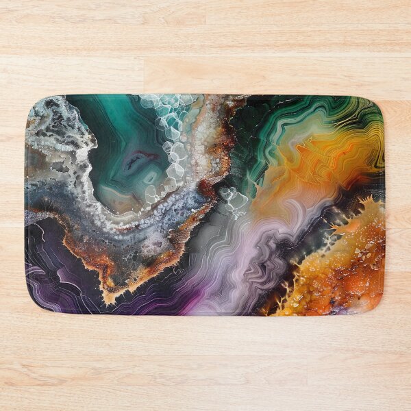 Item preview, Abstract Art Stone Slab Aesthetic Waves designed and sold by fluffstuffgifts.