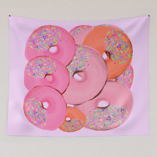 Item preview, Donuts - Colorful Hand-drawn Donuts designed and sold by Victoria Rose.
