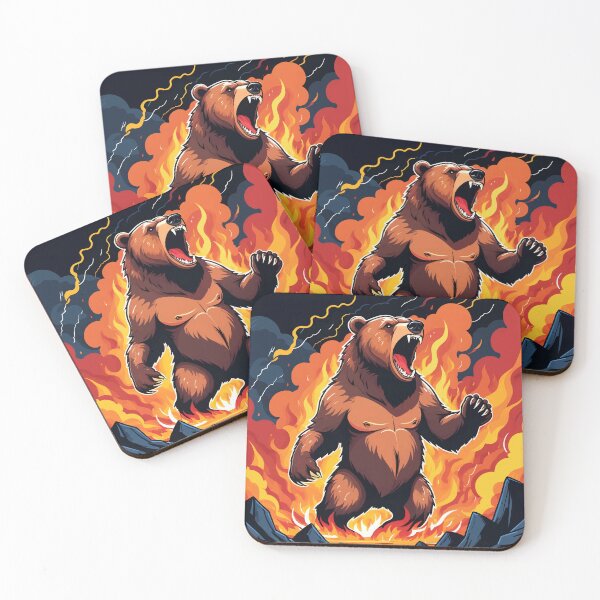 Item preview, Inferno Grizzly Bear designed and sold by WildlifeInc.