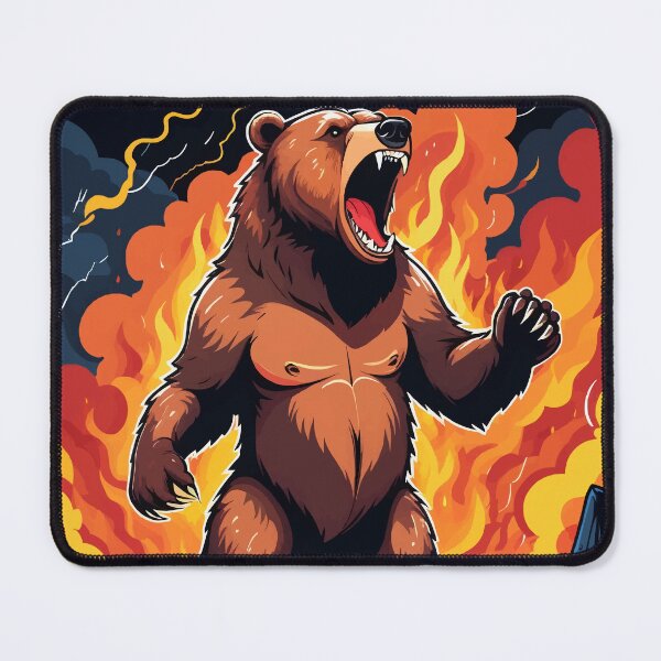 Item preview, Inferno Grizzly Bear designed and sold by WildlifeInc.