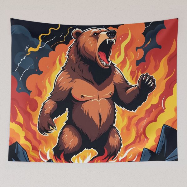 Item preview, Inferno Grizzly Bear designed and sold by WildlifeInc.