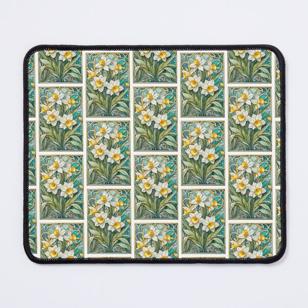 Item preview, Art Nouveau Inspired Daffodil Flowers designed and sold by Petalandfur.