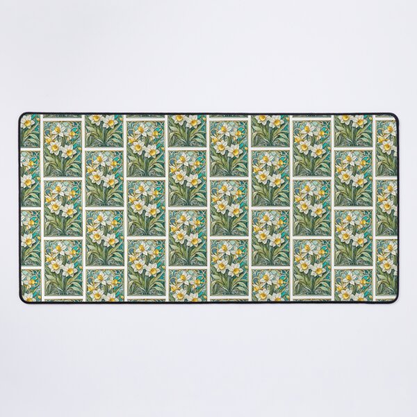 Item preview, Art Nouveau Inspired Daffodil Flowers designed and sold by Petalandfur.