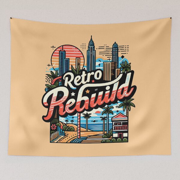 Item preview, Retro Rebuild, typography, retro designed and sold by maxmaj.