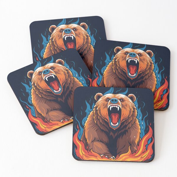 Item preview, Roaring Grizzly Bear designed and sold by WildlifeInc.