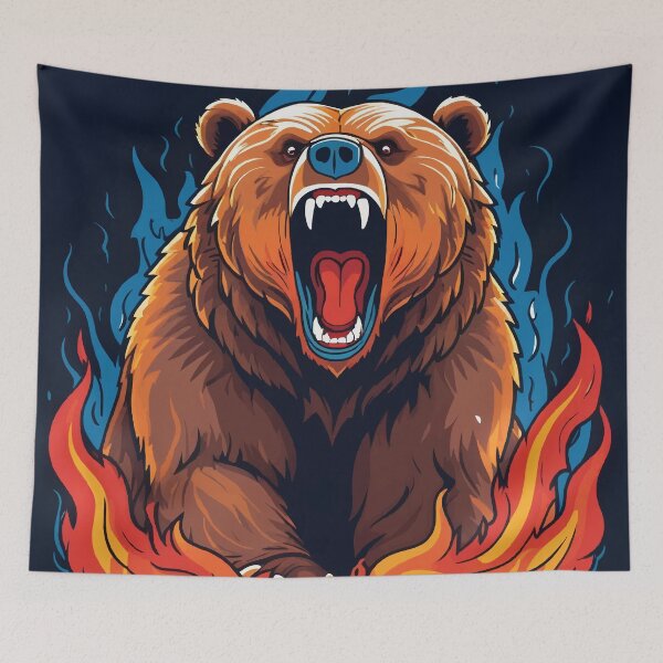 Item preview, Roaring Grizzly Bear designed and sold by WildlifeInc.