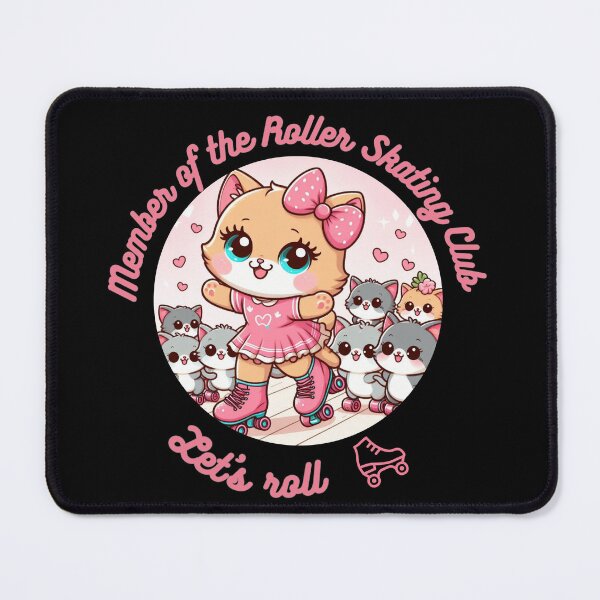 Item preview, Roller skating club, the cutest kittens ever, let’s roll designed and sold by coloursforkids.