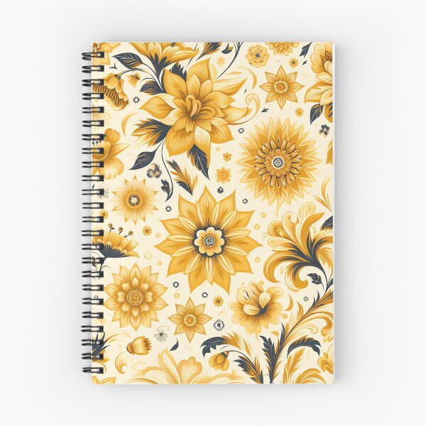 Item preview, Yellow Flower Pattern designed and sold by Coffee Lifestyle.