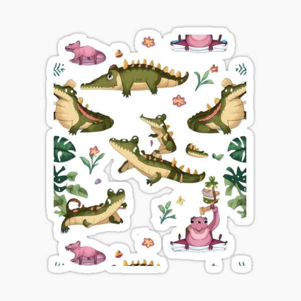 Artikel-Vorschau von Croccy Croco-Krokodil, designt und verkauft von DunuStore.