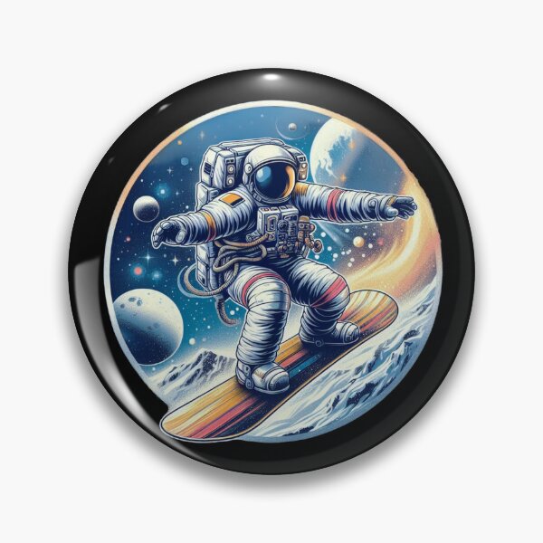 Item preview, Snowboarding Astronaut designed and sold by Echonn.