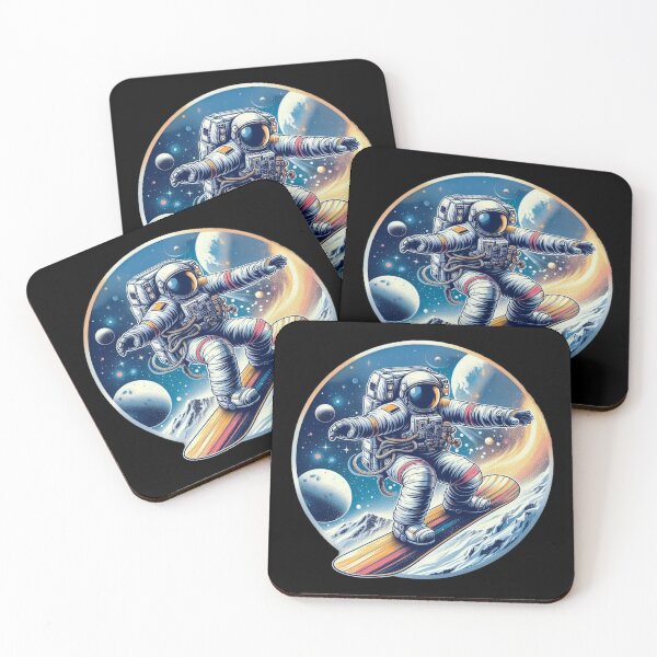 Item preview, Snowboarding Astronaut designed and sold by Echonn.
