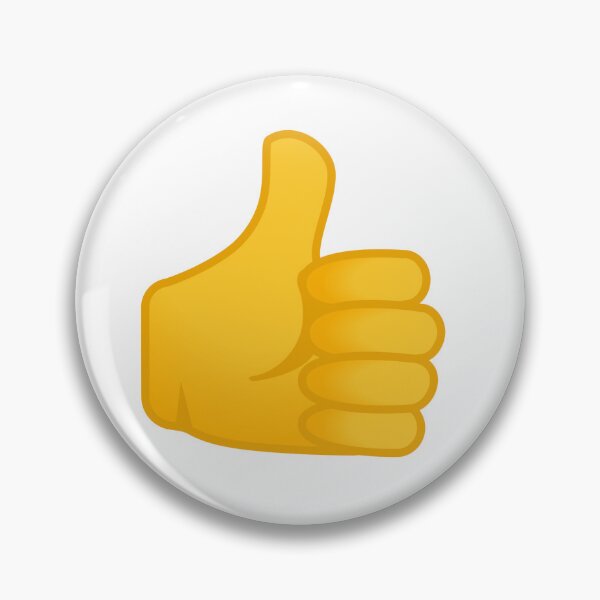 Artikelvorschau, Daumen hoch Hand Emoji entworfen und verkauft von Sticker1Central.