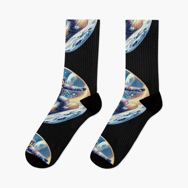 Item preview, Snowboarding Astronaut designed and sold by Echonn.